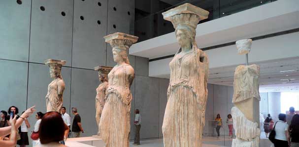 caryatids acropolis